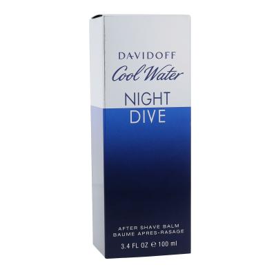 Davidoff Cool Water Night Dive Balsam po goleniu dla mężczyzn 100 ml Uszkodzone pudełko