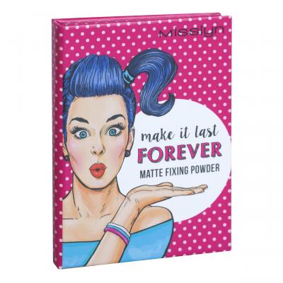 Misslyn Make It Last Forever Matte Fixing Puder dla kobiet 6 g Odcień Transparent