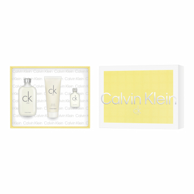 Calvin Klein CK One Zestaw Edt 100 ml + Edt 15 ml + Żel pod prysznic 100 ml