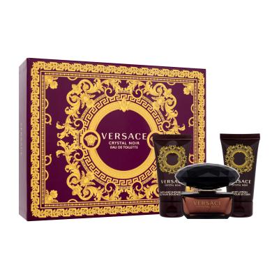 Versace Crystal Noir Zestaw Edt 50ml + 50ml Balsam + 50ml Żel pod prysznic