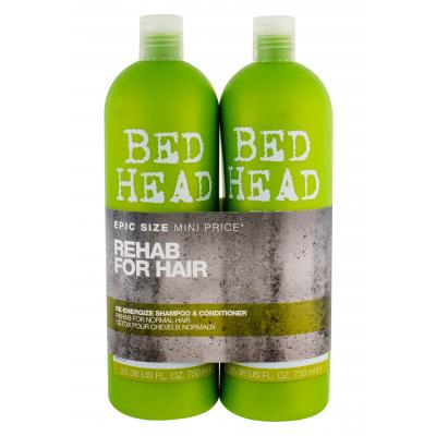 Tigi Bed Head Re-Energize Zestaw 750ml Bed Head Re-Energize Shampoo + 750ml Bed Head Re-Energize Conditioner