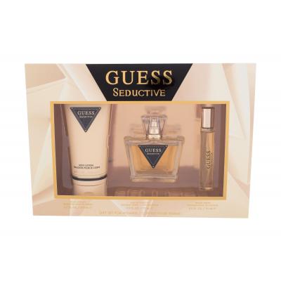 GUESS Seductive Zestaw Edt 75 ml + Mleczko do ciała 200 ml + Edt 15 ml
