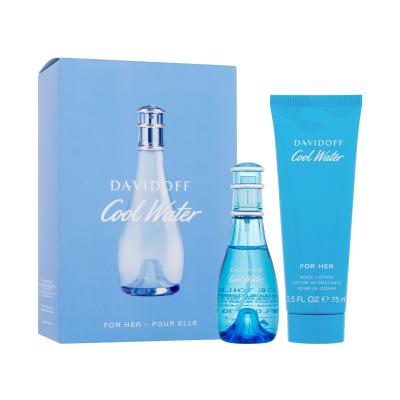 Davidoff Cool Water Zestaw Edt 30 ml + Mleczko do ciała 75 ml