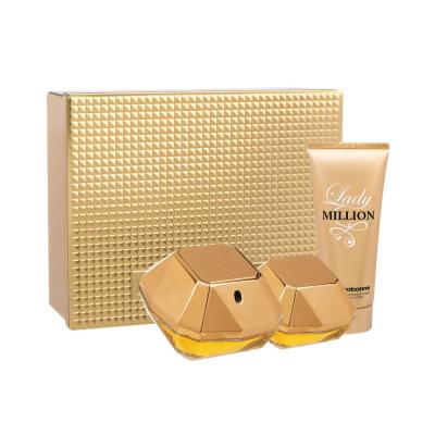 Paco Rabanne Lady Million Zestaw Edp 50ml + 100ml Body lotion + 5ml Edp