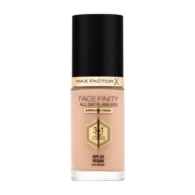 Max Factor Facefinity All Day Flawless SPF20 Podkład dla kobiet 30 ml Odcień N55 Beige