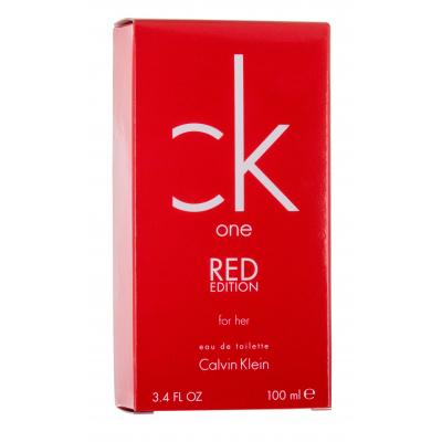 Calvin Klein CK One Red Edition For Her Woda toaletowa dla kobiet 100 ml