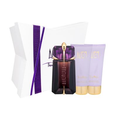 Mugler Alien Zestaw Edp 60ml + 100ml Balsam + 100ml Żel pod prysznic Do napełnienia