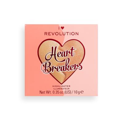 I Heart Revolution Heartbreakers Rozświetlacz dla kobiet 10 g Odcień Spirited