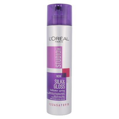 L'Oréal Paris Studio Line Silk & Gloss Lakier do włosów dla kobiet 250 ml