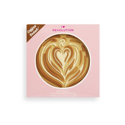 I Heart Revolution Tasty Coffee Bronzer dla kobiet 6,5 g Odcień Macchiato