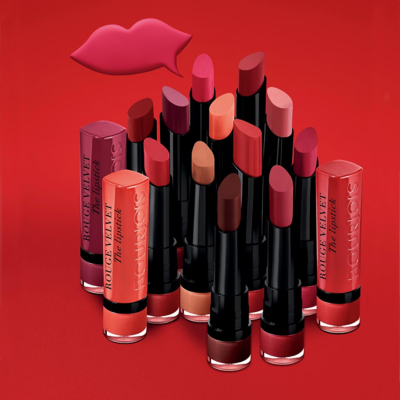BOURJOIS Paris Rouge Velvet The Lipstick Pomadka dla kobiet 2,4 g Odcień 35 Perfect Date