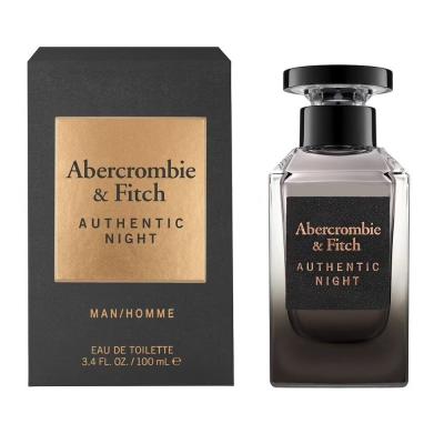 Abercrombie &amp; Fitch Authentic Night Woda toaletowa dla mężczyzn 100 ml