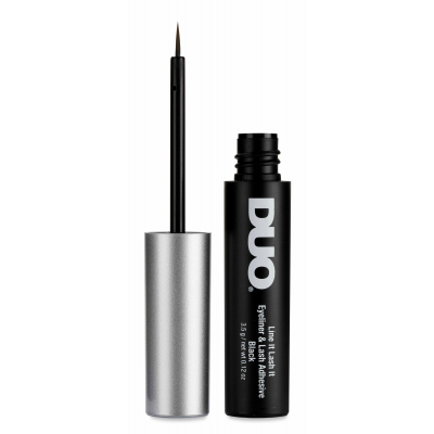 Ardell Duo 2in1 Eyeliner &amp; Lash Adhesive Eyeliner dla kobiet 3,5 g Odcień Black