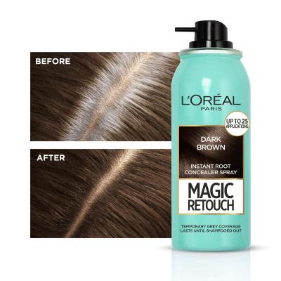L&#039;Oréal Paris Magic Retouch Instant Root Concealer Spray Farba do włosów dla kobiet 75 ml Odcień Cold Brown