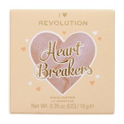 I Heart Revolution Heartbreakers Rozświetlacz dla kobiet 10 g Odcień Divine