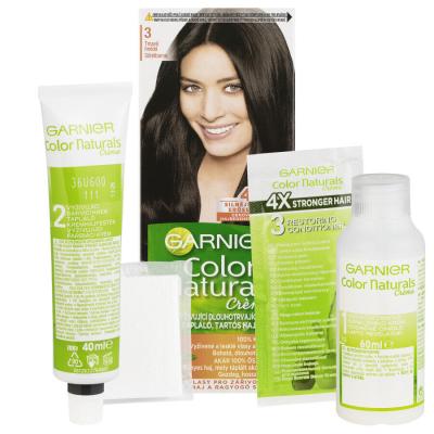 Garnier Color Naturals Créme Farba do włosów dla kobiet 40 ml Odcień 3 Natural Dark Brown