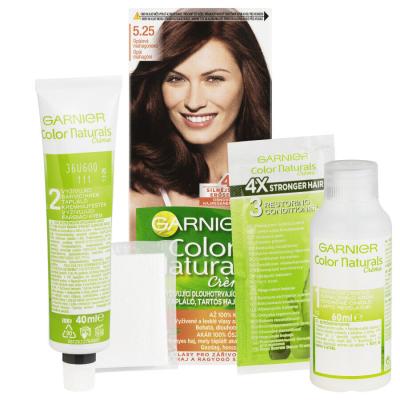 Garnier Color Naturals Créme Farba do włosów dla kobiet 40 ml Odcień 5,25 Light Opal Mahogany Brown