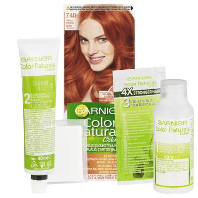 Garnier Color Naturals Créme Farba do włosów dla kobiet 40 ml Odcień 7,40+ Copper Passion