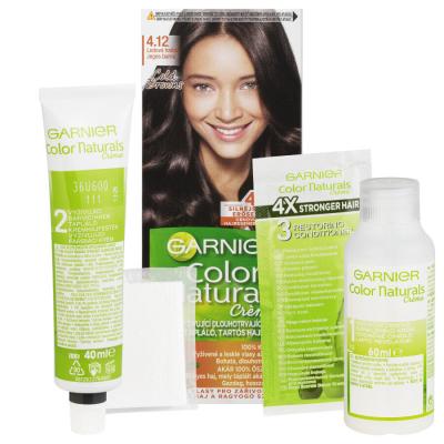 Garnier Color Naturals Créme Farba do włosów dla kobiet 40 ml Odcień 4,12 Icy Brown