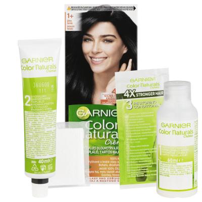 Garnier Color Naturals Créme Farba do włosów dla kobiet 40 ml Odcień 1+ Ultra Black