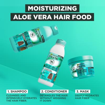 Garnier Fructis Hair Food Aloe Vera Hydrating Shampoo Szampon do włosów dla kobiet 350 ml