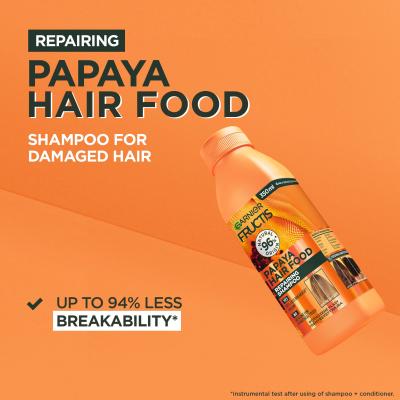 Garnier Fructis Hair Food Papaya Repairing Shampoo Szampon do włosów dla kobiet 350 ml