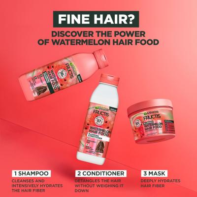 Garnier Fructis Hair Food Watermelon Plumping Conditioner Odżywka dla kobiet 350 ml