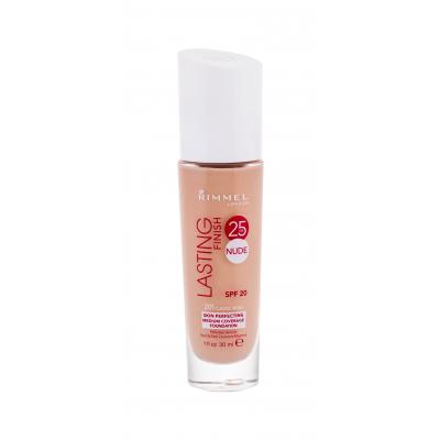 Rimmel London Lasting Finish 25hr Nude SPF20 Podkład dla kobiet 30 ml Odcień 201 Classic Beige