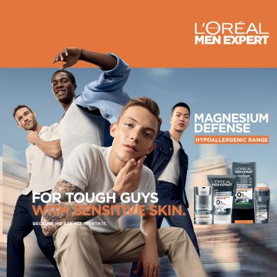 L&#039;Oréal Paris Men Expert Magnesium Defence Face Wash Żel oczyszczający dla mężczyzn 100 ml