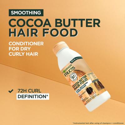 Garnier Fructis Hair Food Cocoa Butter Smoothing Conditioner Odżywka dla kobiet 350 ml