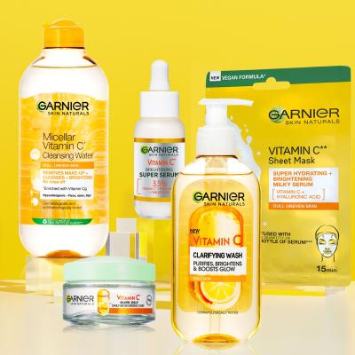 Garnier Skin Naturals Vitamin C Micellar Cleansing Water Płyn micelarny dla kobiet 400 ml