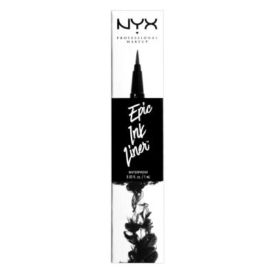 NYX Professional Makeup Epic Ink Liner Eyeliner dla kobiet 1 ml Odcień 01 Black