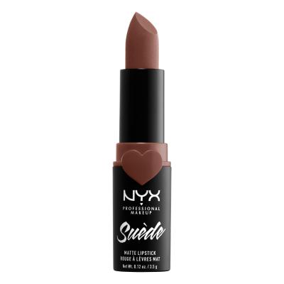 NYX Professional Makeup Suède Matte Lipstick Pomadka dla kobiet 3,5 g Odcień 04 Free Spirit
