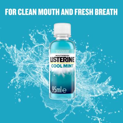 Listerine Cool Mint Mouthwash Płyn do płukania ust 95 ml