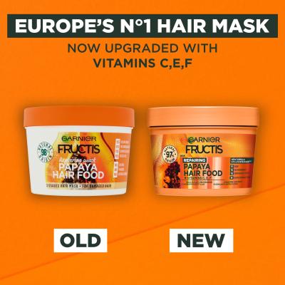 Garnier Fructis Hair Food Papaya Repairing Mask Maska do włosów dla kobiet 400 ml