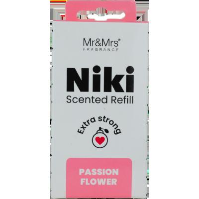 Mr&amp;Mrs Fragrance Niki Refill Passion Flowers Zapach samochodowy Napełnienie 1 szt