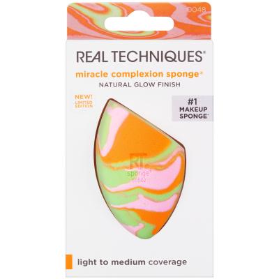 Real Techniques Miracle Complexion Sponge Orange Swirl Limited Edition Aplikator dla kobiet 1 szt