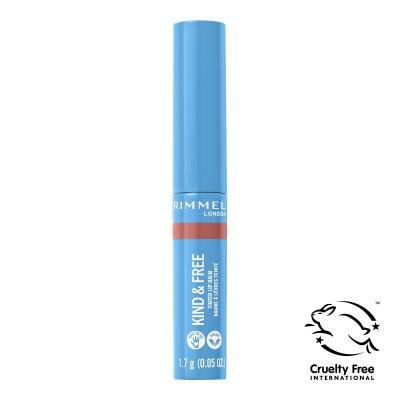 Rimmel London Kind &amp; Free Tinted Lip Balm Balsam do ust dla kobiet 4 g Odcień 002 Natural Apricot