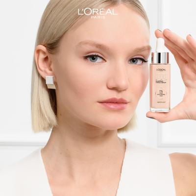 L&#039;Oréal Paris True Match Nude Plumping Tinted Serum Podkład dla kobiet 30 ml Odcień 1-2 Rosy Light