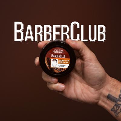 L&#039;Oréal Paris Men Expert Barber Club Slick Fixing Pomade Żel do włosów dla mężczyzn 75 ml