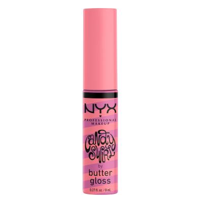 NYX Professional Makeup Butter Gloss Candy Swirl Błyszczyk do ust dla kobiet 8 ml Odcień 02 Sprinkle
