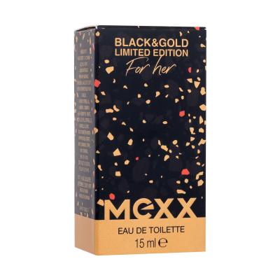 Mexx Black &amp; Gold Limited Edition Woda toaletowa dla kobiet 15 ml