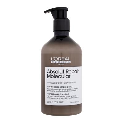 L&#039;Oréal Professionnel Absolut Repair Molecular Professional Shampoo Szampon do włosów dla kobiet 500 ml