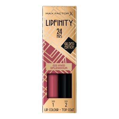 Max Factor Lipfinity 24HRS Lip Colour Pomadka dla kobiet 4,2 g Odcień 025 Vivid Splendour
