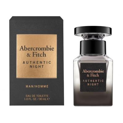 Abercrombie &amp; Fitch Authentic Night Woda toaletowa dla mężczyzn 30 ml