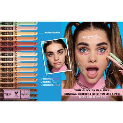 NYX Professional Makeup Pro Fix Stick Correcting Concealer Korektor dla kobiet 1,6 g Odcień 06 Natural