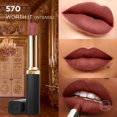 L&#039;Oréal Paris Color Riche Intense Volume Matte Nudes of Worth Pomadka dla kobiet 1,8 g Odcień 570 Worth It Intens
