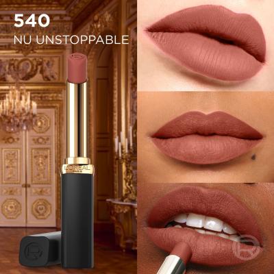 L&#039;Oréal Paris Color Riche Intense Volume Matte Nudes of Worth Pomadka dla kobiet 1,8 g Odcień 540 Le Nude Unstopp