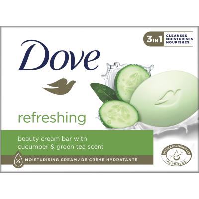 Dove Refreshing Beauty Cream Bar Mydło w kostce dla kobiet 90 g