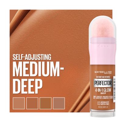 Maybelline Instant Anti-Age Perfector 4-In-1 Glow Podkład dla kobiet 20 ml Odcień 03 Medium Deep
